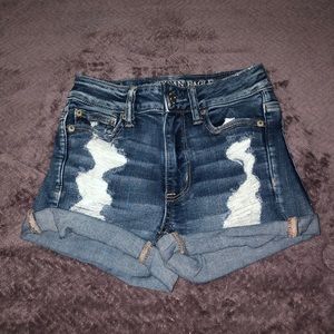 American Eagle Ripped Short Shorts